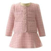 Pink Tweed Jacket & Skirt