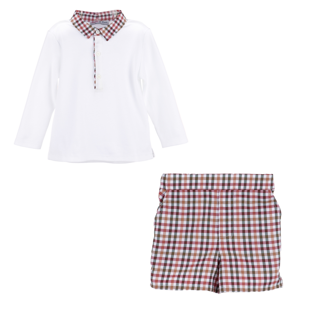 Fall Check Short Set