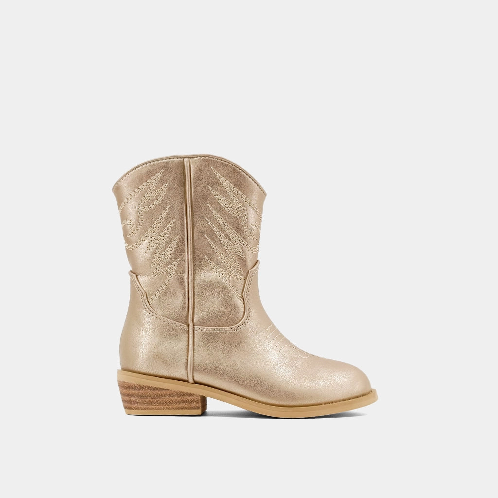 Golden Leather Boot