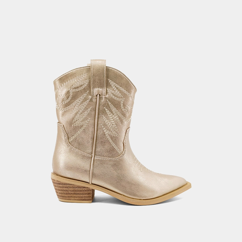 Golden Leather Boot