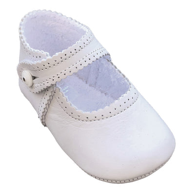 Leather Mary Jane Crib Shoe