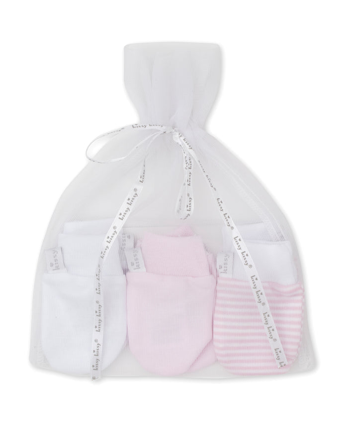 Kissy Kissy 3-Pack Mitts (boy or girl)