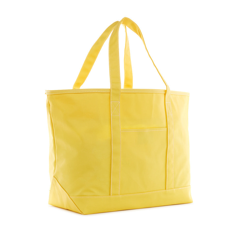 Maxi Coated Canvas Tote, 6 Colors Available