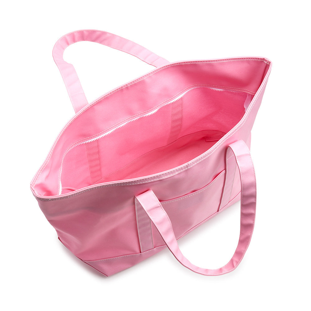 Maxi Coated Canvas Tote, 6 Colors Available