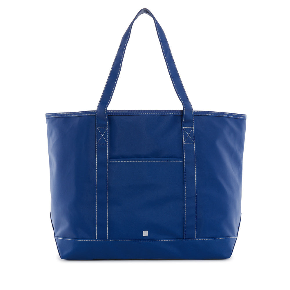 Maxi Coated Canvas Tote, 6 Colors Available