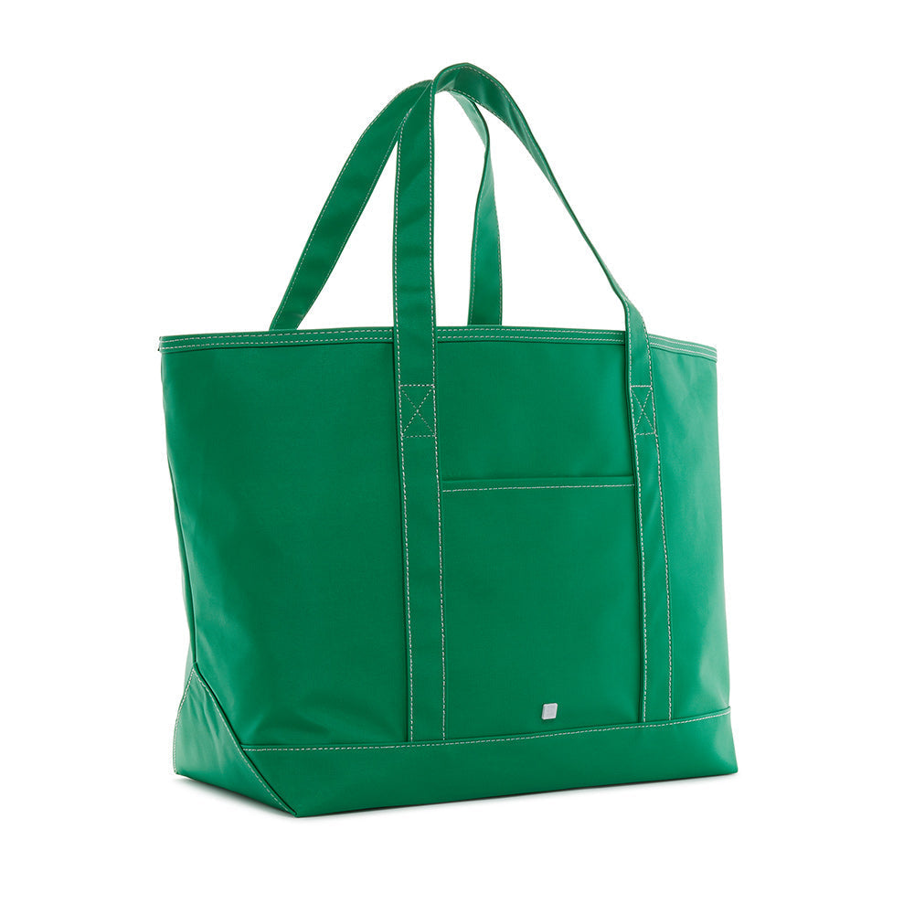 Maxi Coated Canvas Tote, 6 Colors Available