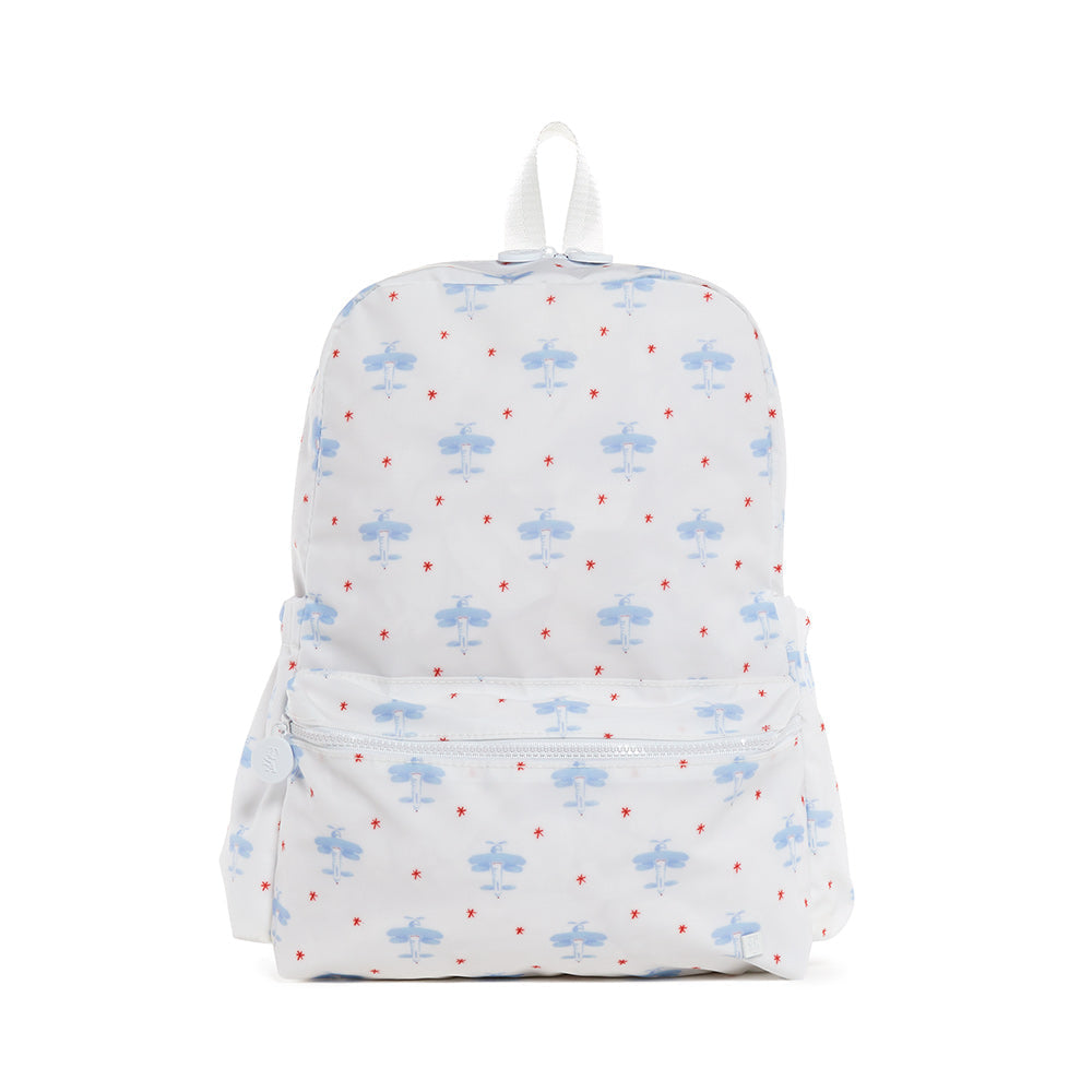 TRVL Laminated Backpack, various prints available (price includes name or initial monogram)