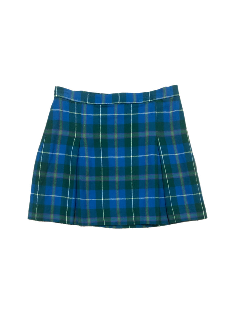 Plaid Cara Pleated Skirt