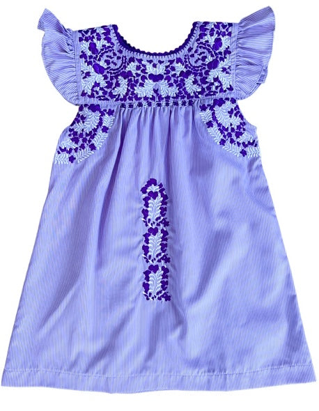 TCU Embroidered Dress