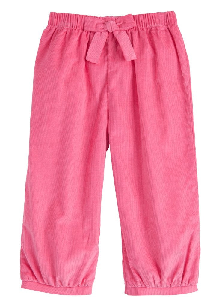 Pink Cord Bow Pant
