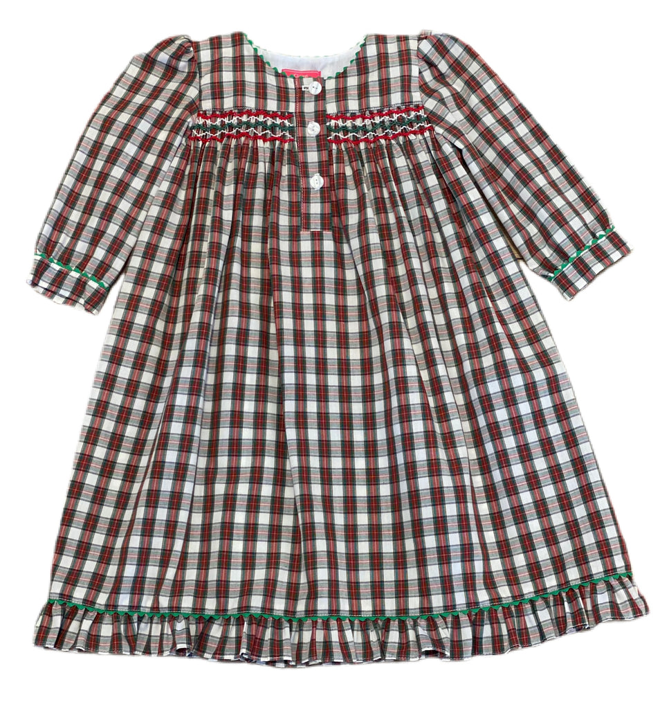 Green/Red Plaid Gown