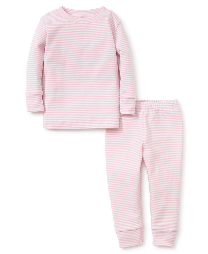 Pink and White Stripe PJs
